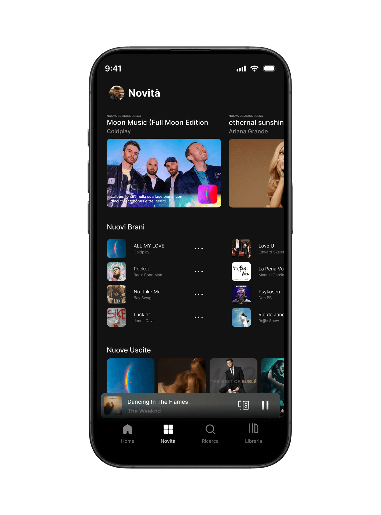 Spotify News Page
